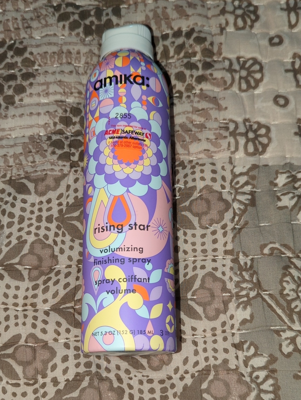 amika Rising Star Volumizing Finishing Spray — Lavender & Pastel Multicolor